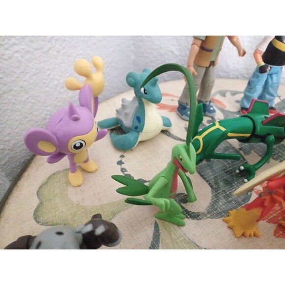 Pokemon Diamond & Pearl Ash, Dawn, Brock Figures Jakks Pacific + 11 Figurin lot - Picture 5 of 10